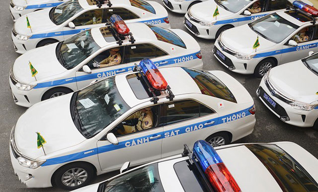 Ngắm dàn ô tô Toyota Camry (44 chiếc) do chính phủ Nhật Bản viện trợ