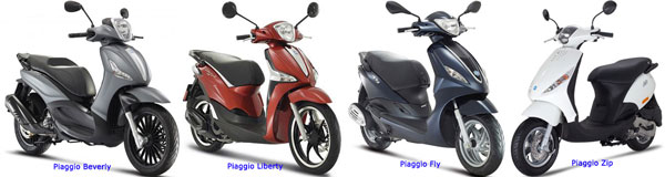 Bảng giá xe Piaggio nhập khẩu mới cập nhật
