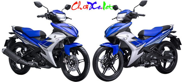 Xe Yamaha Exciter xanh trắng phiên bản 2015