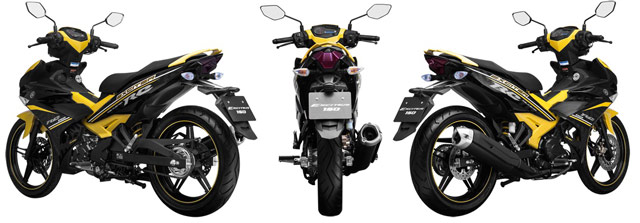 Phong cách độc đáo của xe máy Exciter màu vàng