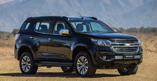 Bảng giá xe Chevrolet Trailblazer mới cập nhật
