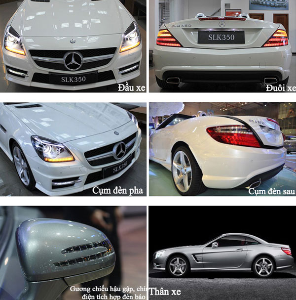 Bảng giá xe ô tô Mercedes SLK 350 AMG của Mercedes Benz