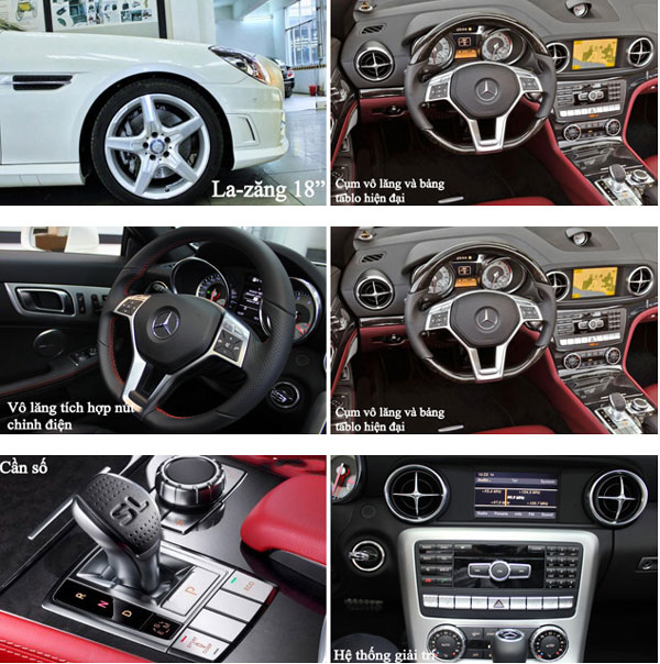Bảng giá xe ô tô Mercedes SLK 350 của Mercedes Benz