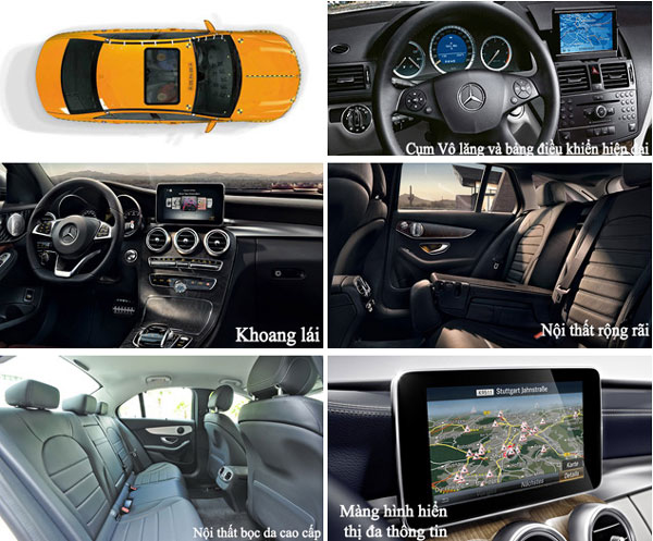 Bảng giá xe ô tô Mercedes C250 của Mercedes Benz