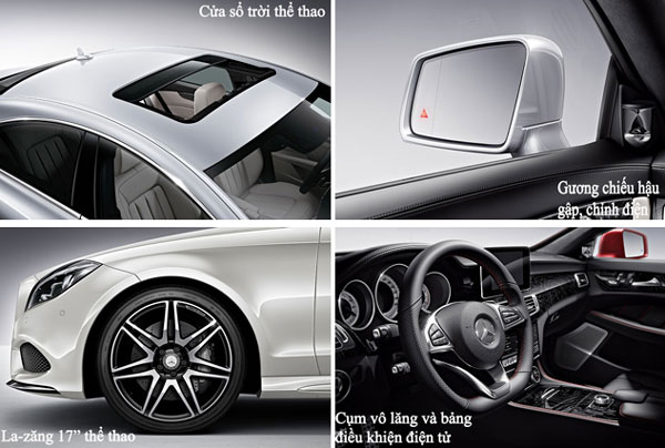 Bảng giá xe ô tô Mercedes CLS 500 của Mercedes Benz