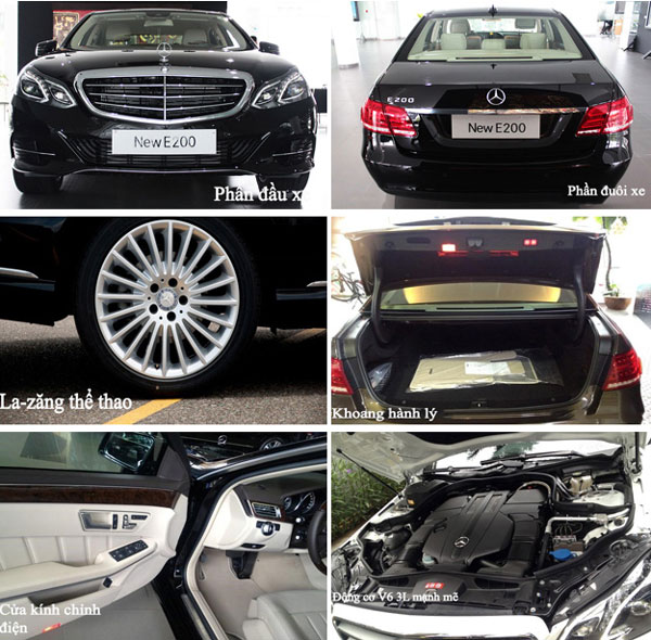 Bảng giá xe ô tô Mercedes E200 của Mercedes Benz