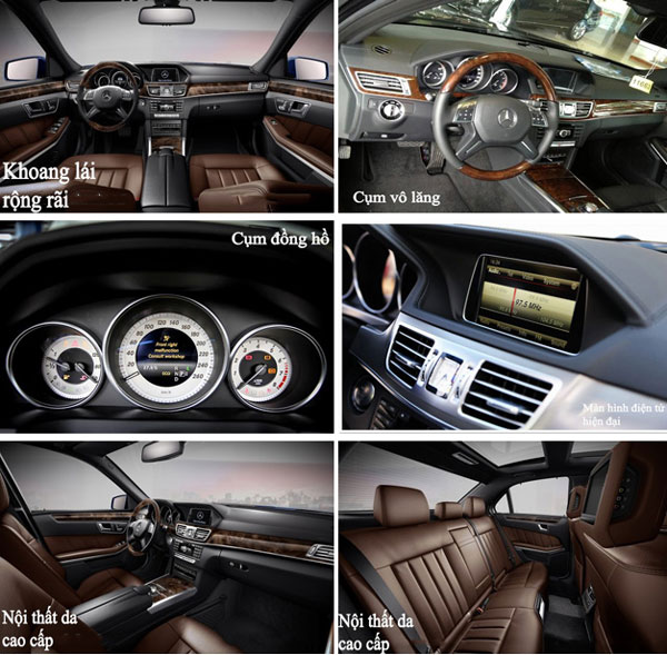 Bảng giá xe ô tô Mercedes E200 của Mercedes Benz
