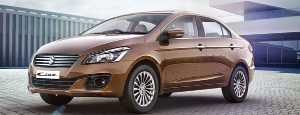 Bảng giá xe Suzuki Ciaz cập nhật mới nhất