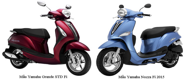 Xe máy Yamaha kim phun điện tử gồm những dòng nào?