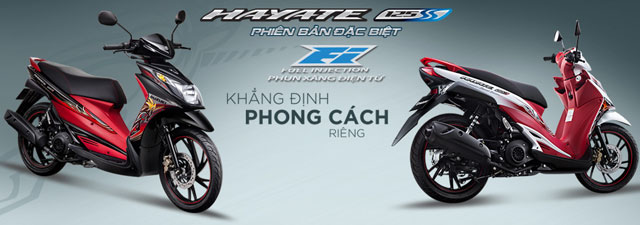 Bảng giá xe Hayate mới của Suzuki