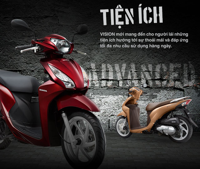 Giá xe Honda Vision mới nhất hiện tại