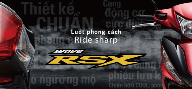 Bảng giá xe Wave RSX Honda vành đúc mới cập nhật