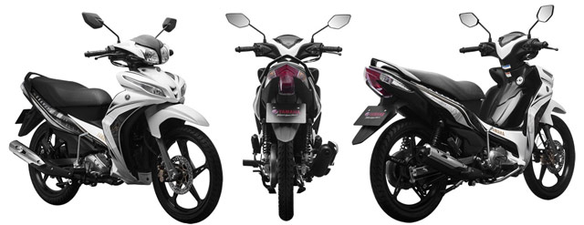 Xe máy Jupiter màu trắng thanh lịch cho sinh viên