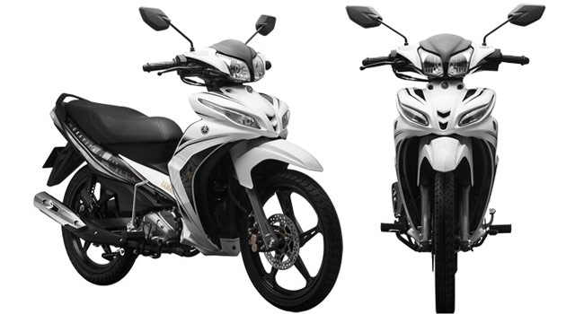 Xe máy Jupiter màu trắng thanh lịch cho sinh viên