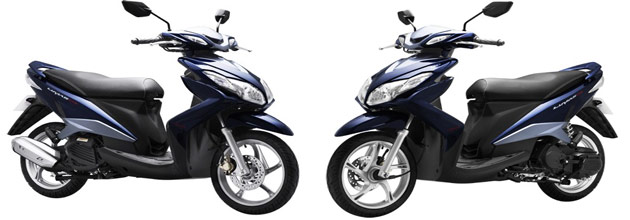 Xe luvias yamaha màu xanh ngọc, sang trọng và nội lực