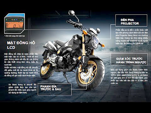Bảng giá xe MSX mới của Honda