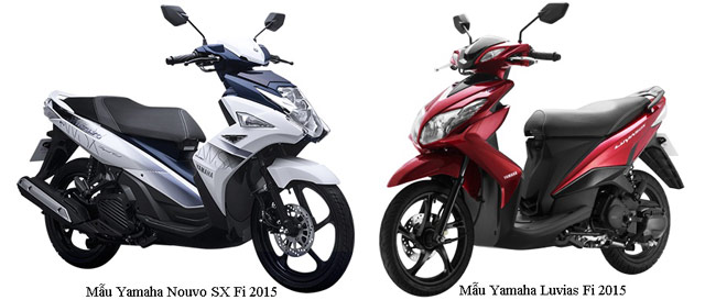 Xe máy Yamaha kim phun điện tử gồm những dòng nào?