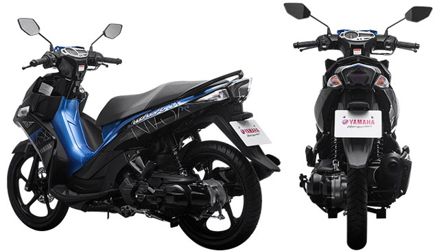 Xe Nouvo màu xanh đen nổi bật và hấp dẫn