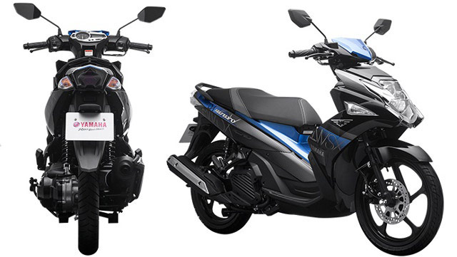 Xe Nouvo màu xanh đen nổi bật và hấp dẫn