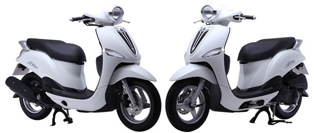 Xe Nozza màu kem sành điệu cho nữ