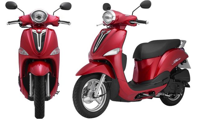 Những hình ảnh của xe máy Nozza màu hồng