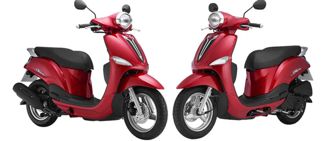 Những hình ảnh của xe máy Nozza màu hồng