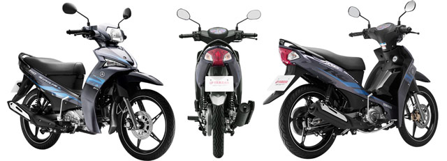 Xe Sirius màu xanh trắng thanh lịch và hiện đại