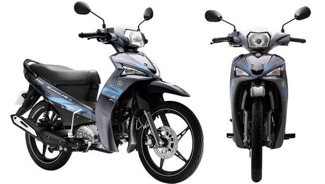 Xe Sirius màu xanh trắng thanh lịch và hiện đại