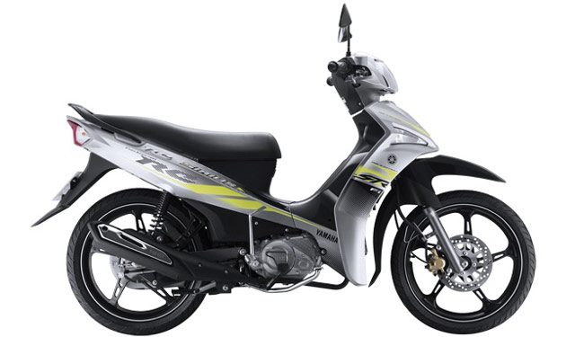 Xe máy Sirius màu trắng trẻ trung và thanh lịch
