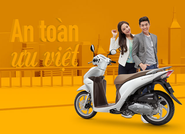 Mẫu Honda Vision mới nhất được giới thiệu có Smart Key như Honda SH