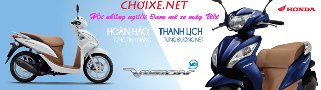 Bảng giá xe máy Honda Vision mới hiện nay