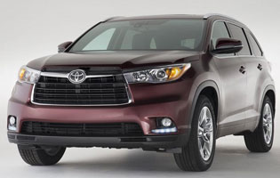 Bảng giá xe ô tô Highlander của Toyota