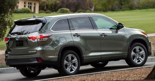 Bảng giá xe ô tô Highlander của Toyota