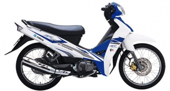 Xe Sirius GP xanh trắng mới - Chơi Xe