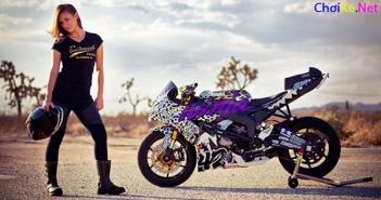 Màn biểu diễn mô tô PKL khá đỉnh của nữ Biker người Mỹ - Chơi Xe